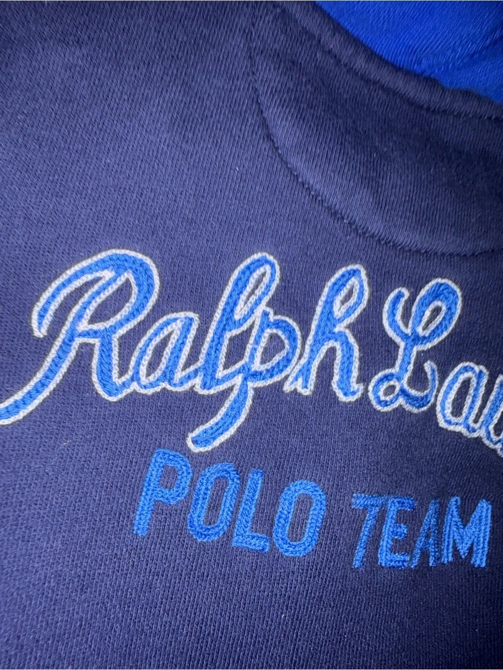 Polo Ralph Lauren Hoodie Zip Up Jacket Infant Baby 12 Mo Colorblock Embroidered